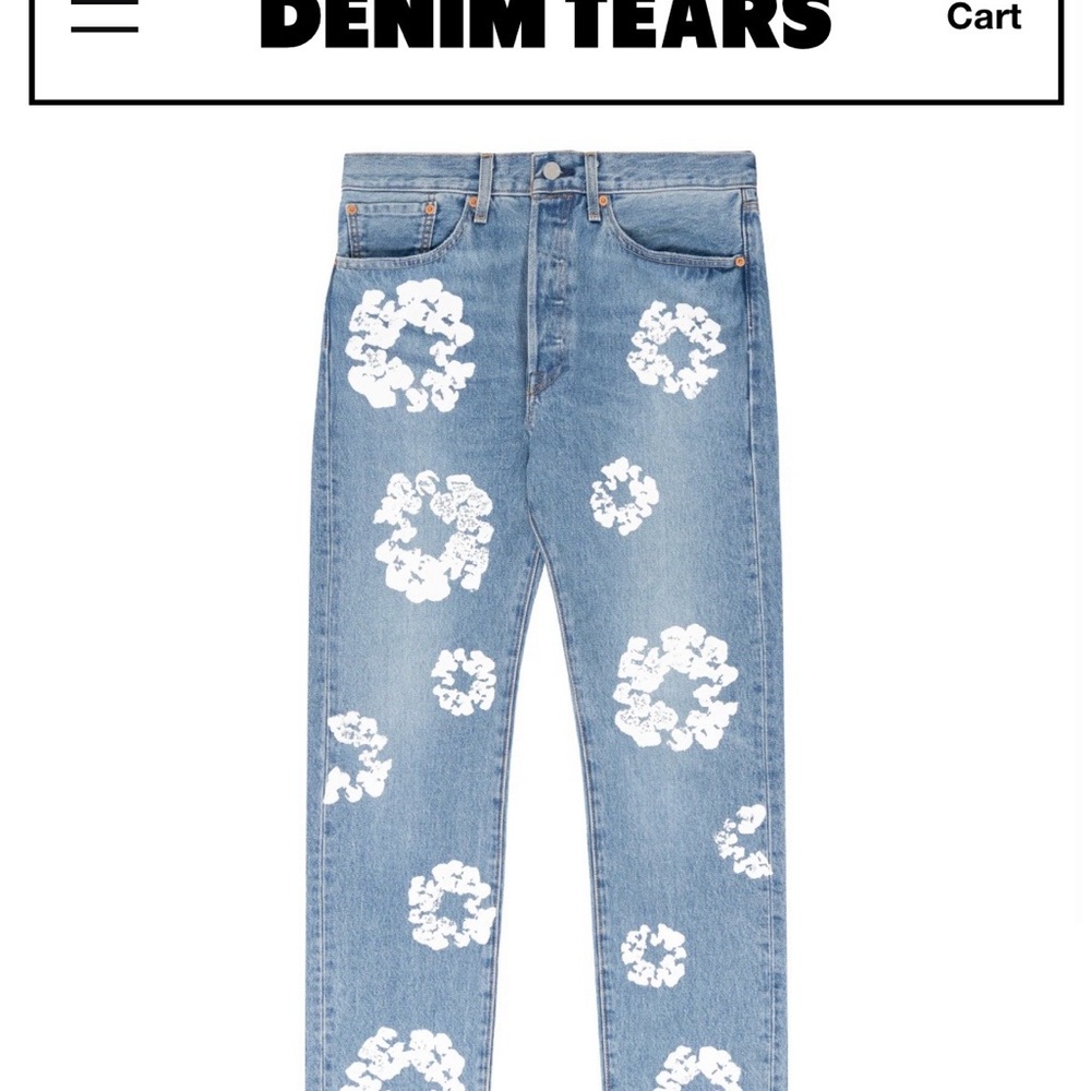 Denim Tears Cotton Wreath Jean Light Wash
